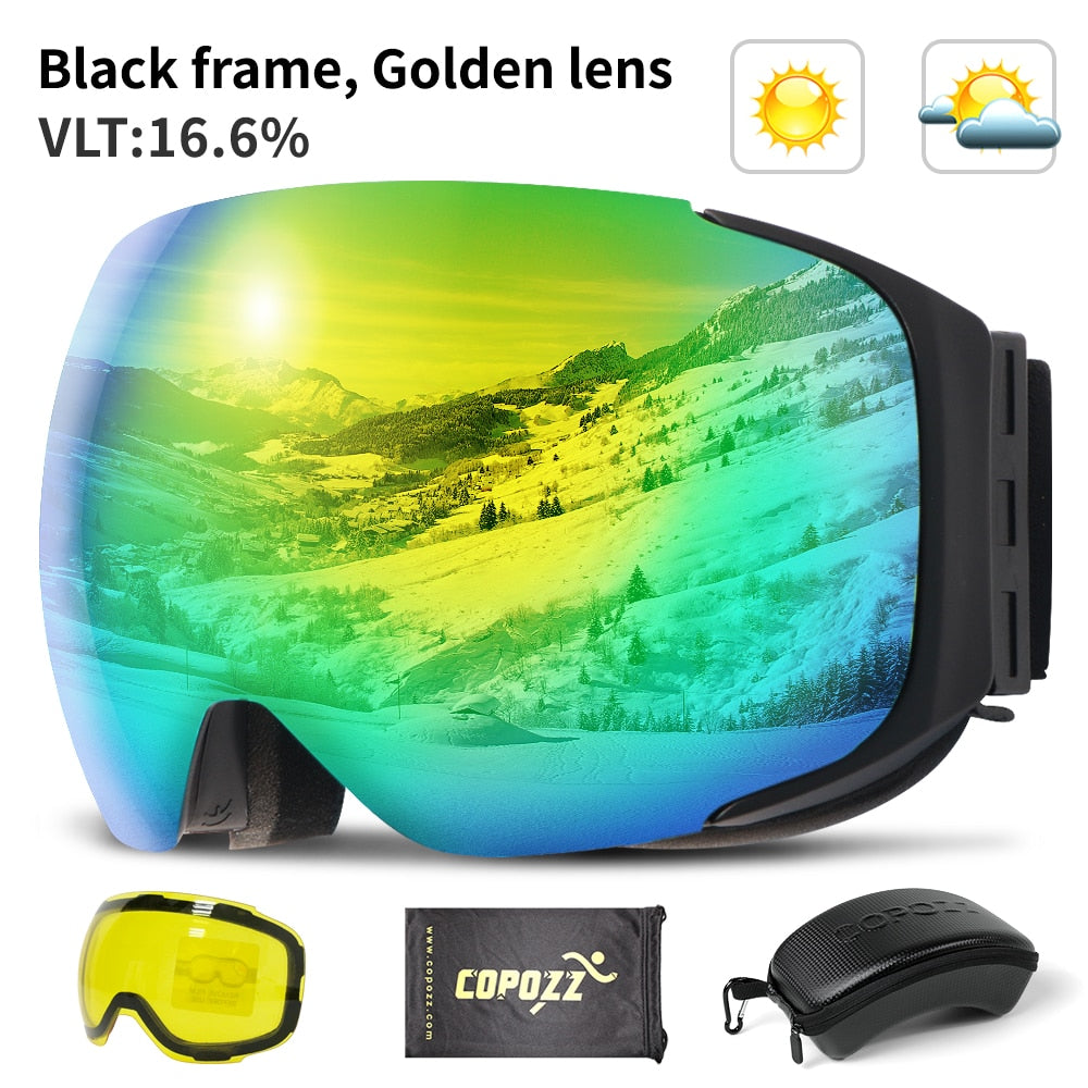 Anti Fog Snowboard Skiing Goggles Clear Lens