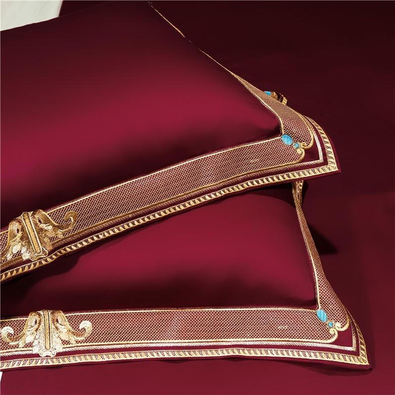 Luxury Embroidered Egyptian Cotton Bedding Set