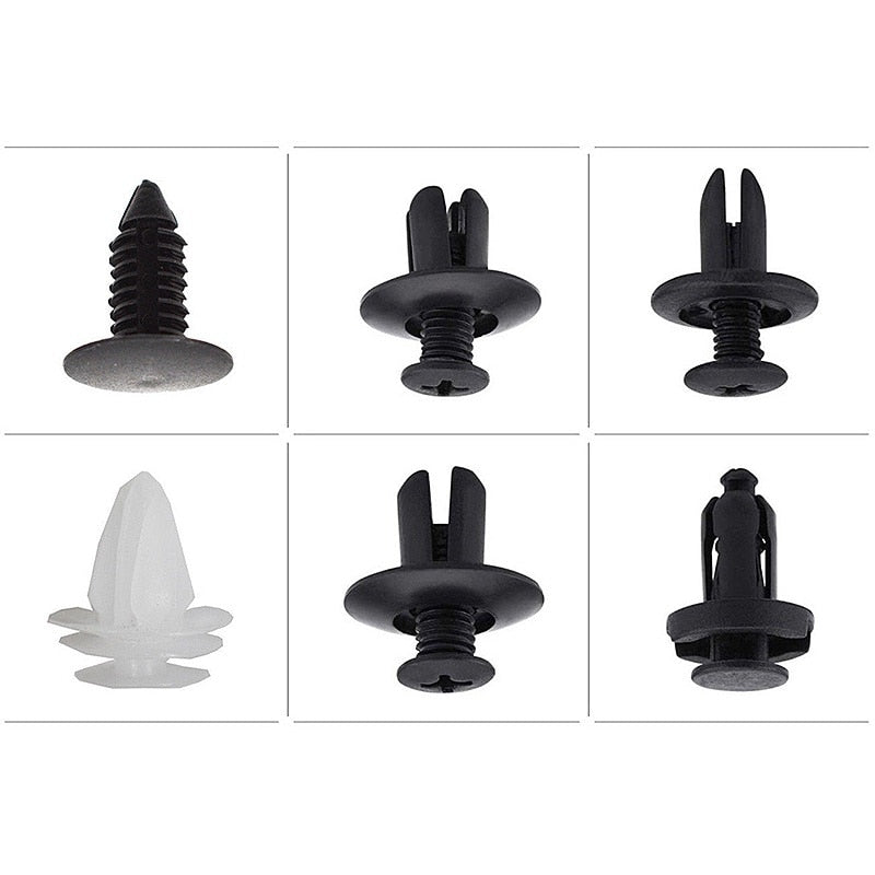 Heavy Duty Car Bumper Clip Kit with Metal Rivets