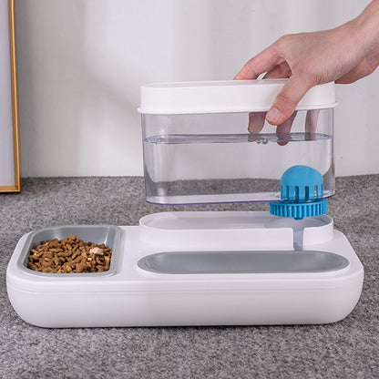Automatic Pet Water Fountain Feeding Bowl