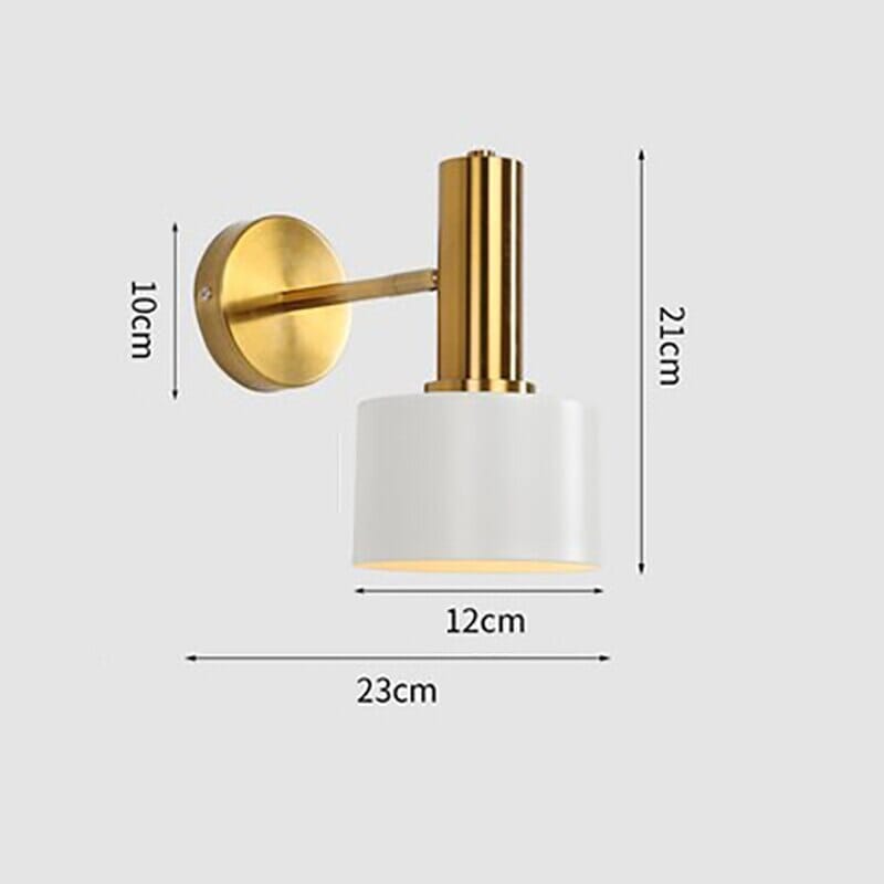Luxury Gold Black LED Wall Lamp Modern Lighting