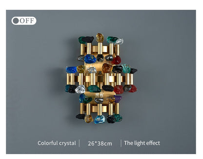 Beautiful Sparkling Crystal Wall Lamp