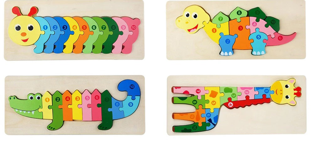 Colorful Children's Puzzle Toy Set