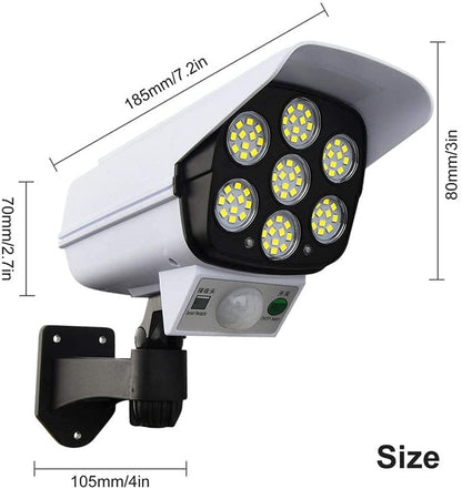 Outdoor Motion Sensor Fake Security Camera Light