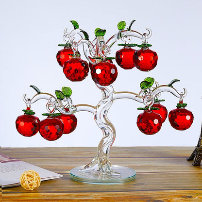Elegant Glass Fruit Figurine Centerpiece Decor - Luxicro