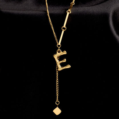 Custom Initial Pendant Necklace