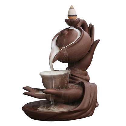 Calming Aromatic Incense Tea Light Holder