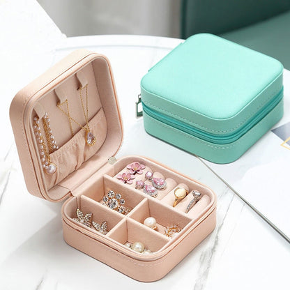 Glittering Jewelry Storage Display Case Box