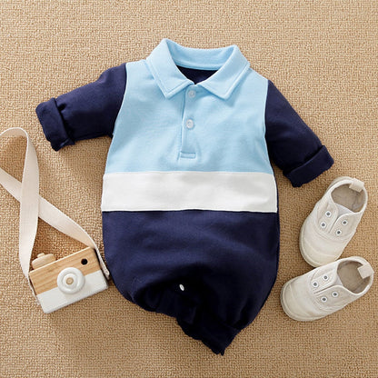 Adorable Infant Boy Short Romper