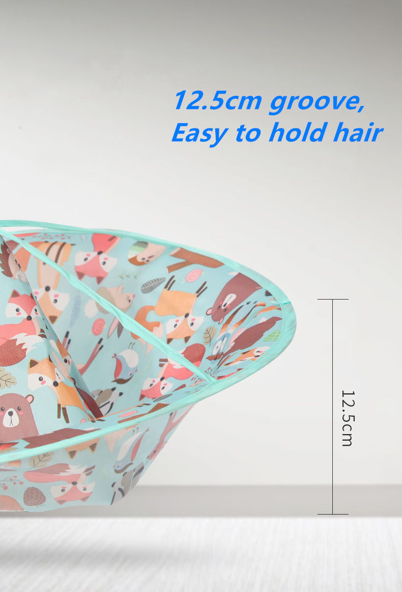 Practical Reusable Children's Hair Cutting Bib