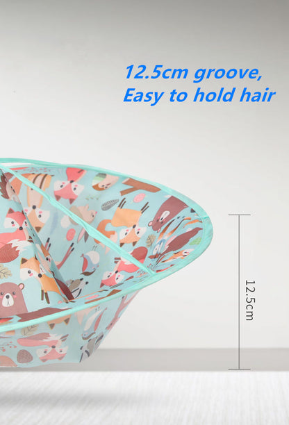 Practical Reusable Children's Hair Cutting Bib