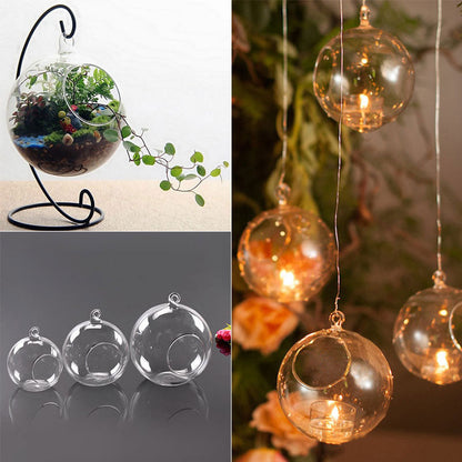 Cosy Glass Candle Holder with Starry Design