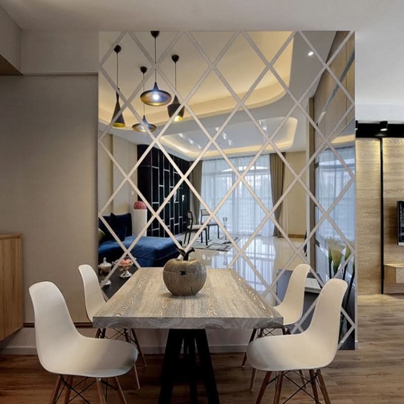 Modern Geometric Triangle Wall Mirror