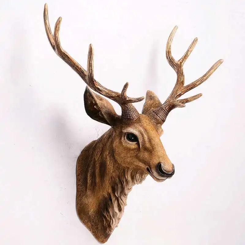 Rustic Deer Antler Wall Decoration for Cabin Homes