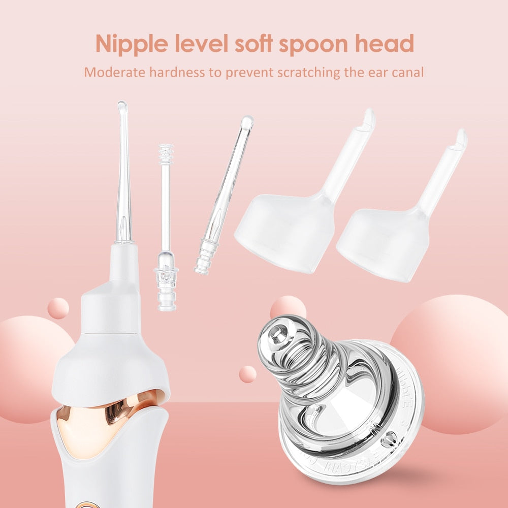 Rechargeable Soft Ear Cleaning Tool