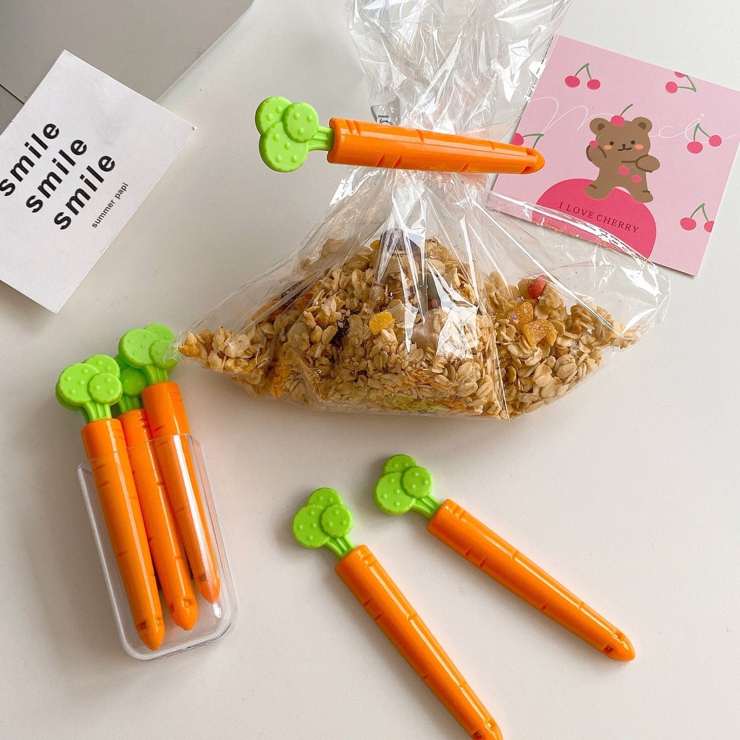 Airtight Food 5pc Container Clip Set