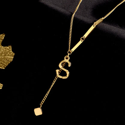 Custom Initial Pendant Necklace