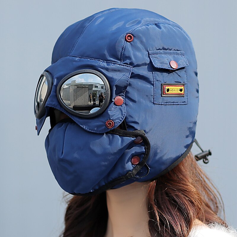 Trendy Safety Aviator Goggles Hat
