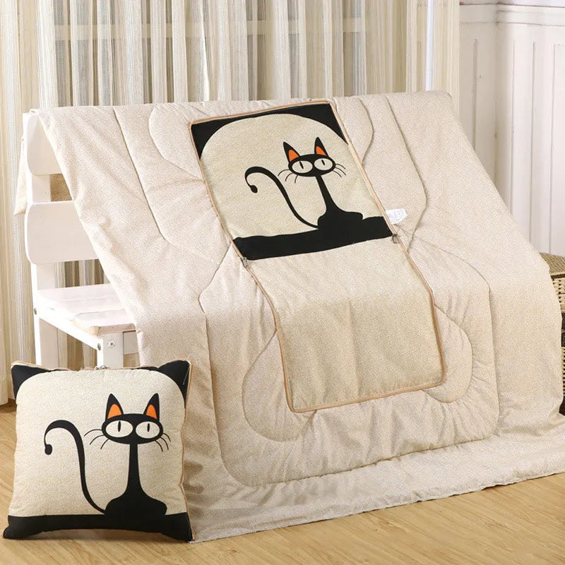 Cozy Plush Reversible Blanket Set