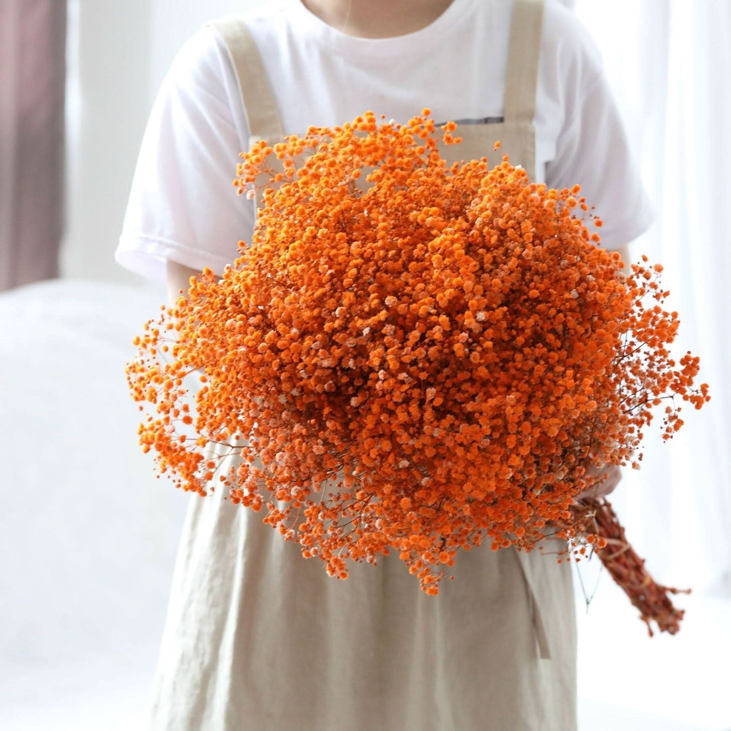 Natural Dried Flower Baby Breath Bouquet