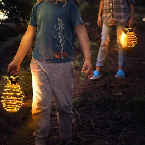 Outdoor Pineapple Powered Garden Light
