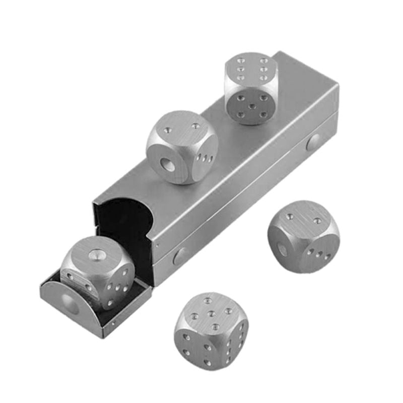 Premium 5pc Metal Dice Set - Luxicro