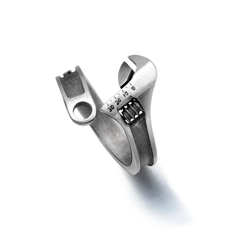 Classic Tool Inspired Signet Ring - Luxicro