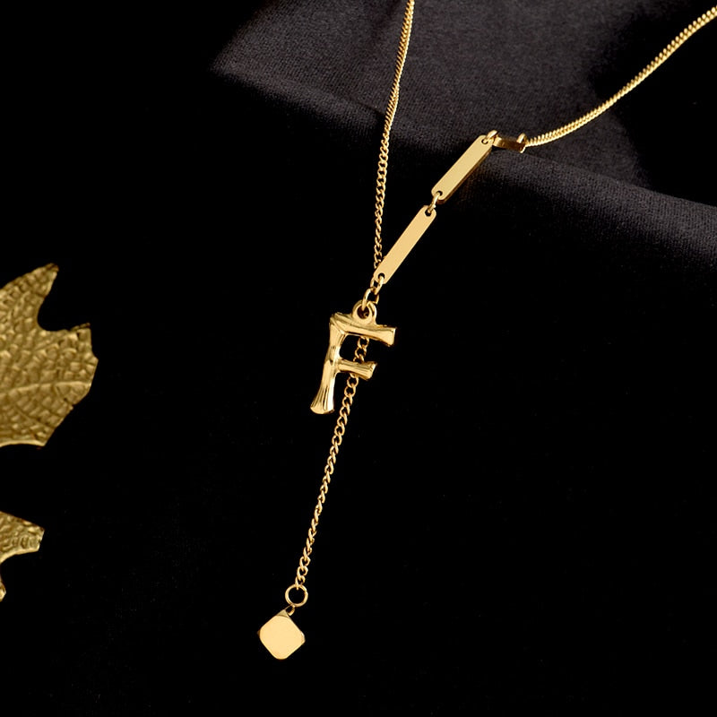 Custom Initial Pendant Necklace