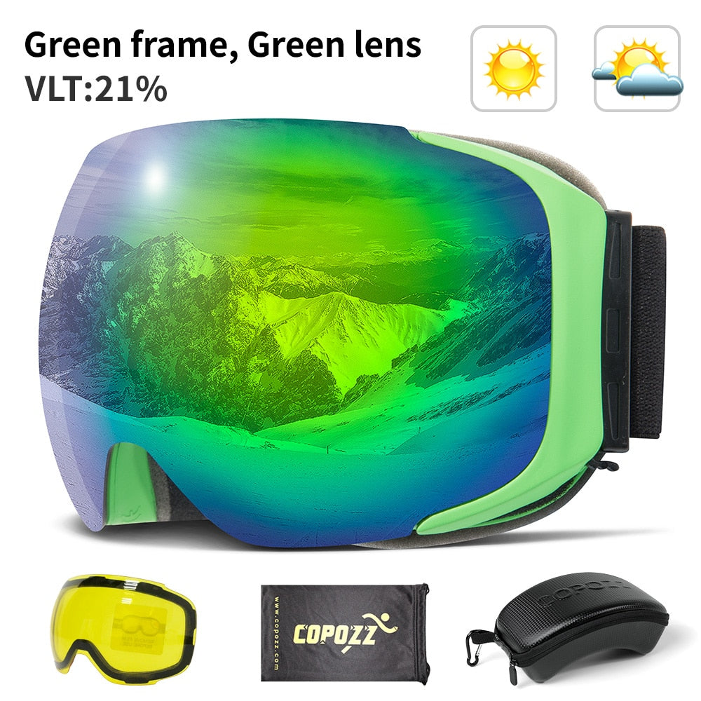 Anti Fog Snowboard Skiing Goggles Clear Lens
