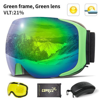 Anti Fog Snowboard Skiing Goggles Clear Lens