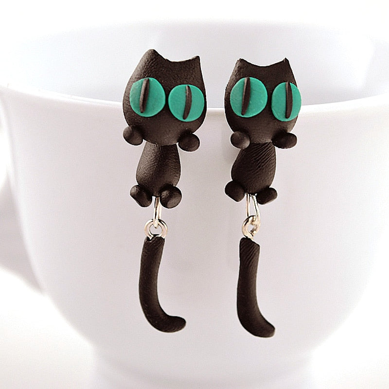 Colorful Cute Pet Shaped Earrings - Luxicro