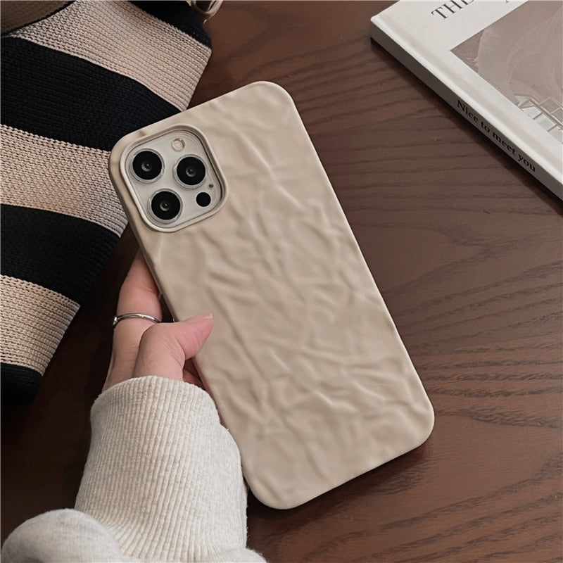 Metallic Silver iPhone Cover Case - Luxicro