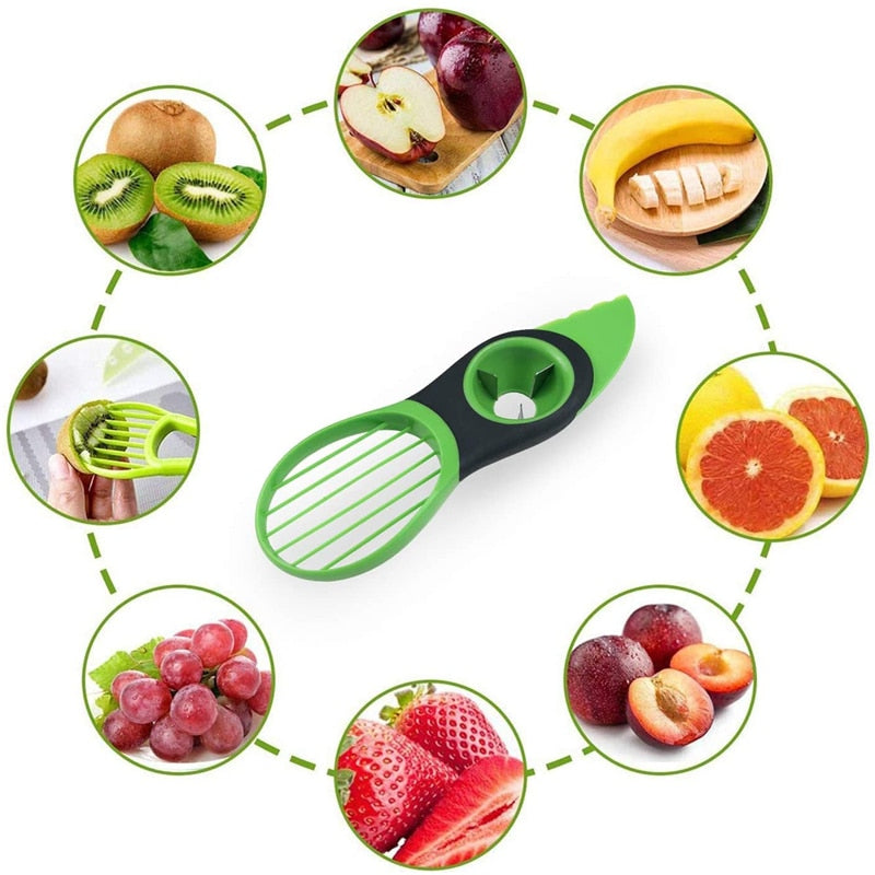 Easy 3-in-1 Avocado Slicer Tool