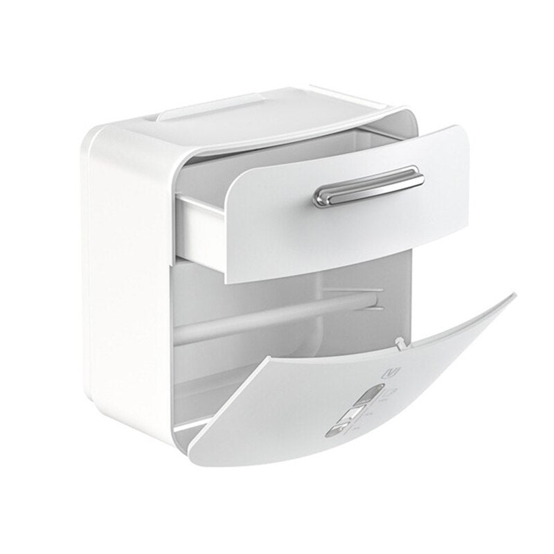 Compact Wall Mount Toilet Paper Holder