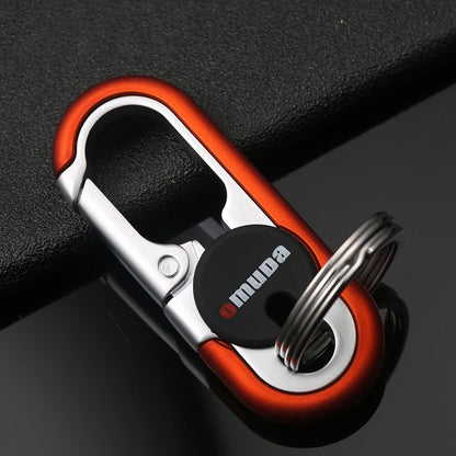 Durable Stainless Steel Keychain Ring Holder