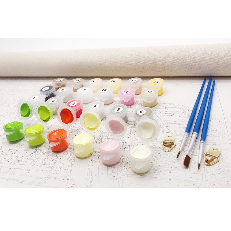 Vibrant Floral DIY Paint Set