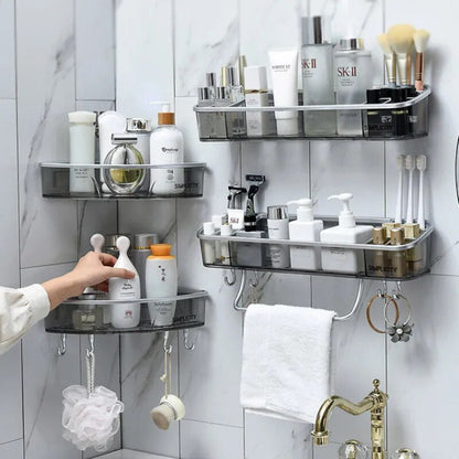 Compact Bathroom Cosmetic Shelf Organizer