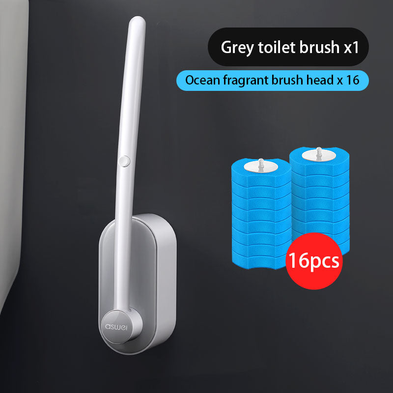 Long Handle Toilet Brush Cleaner Kit - Luxicro