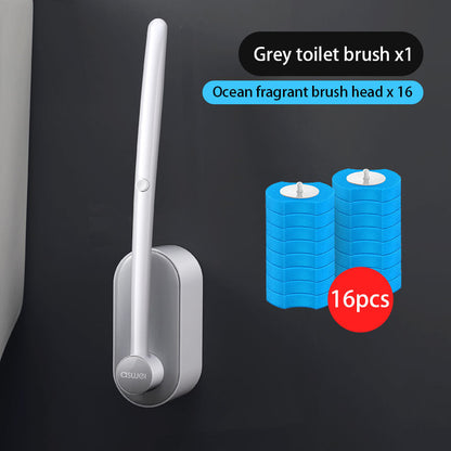Long Handle Bathroom Toilet Cleaning Brush Set - Luxicro