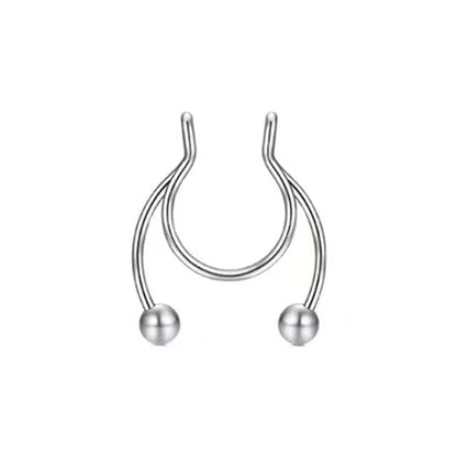 Powerful Steel Hinged Nose Stud