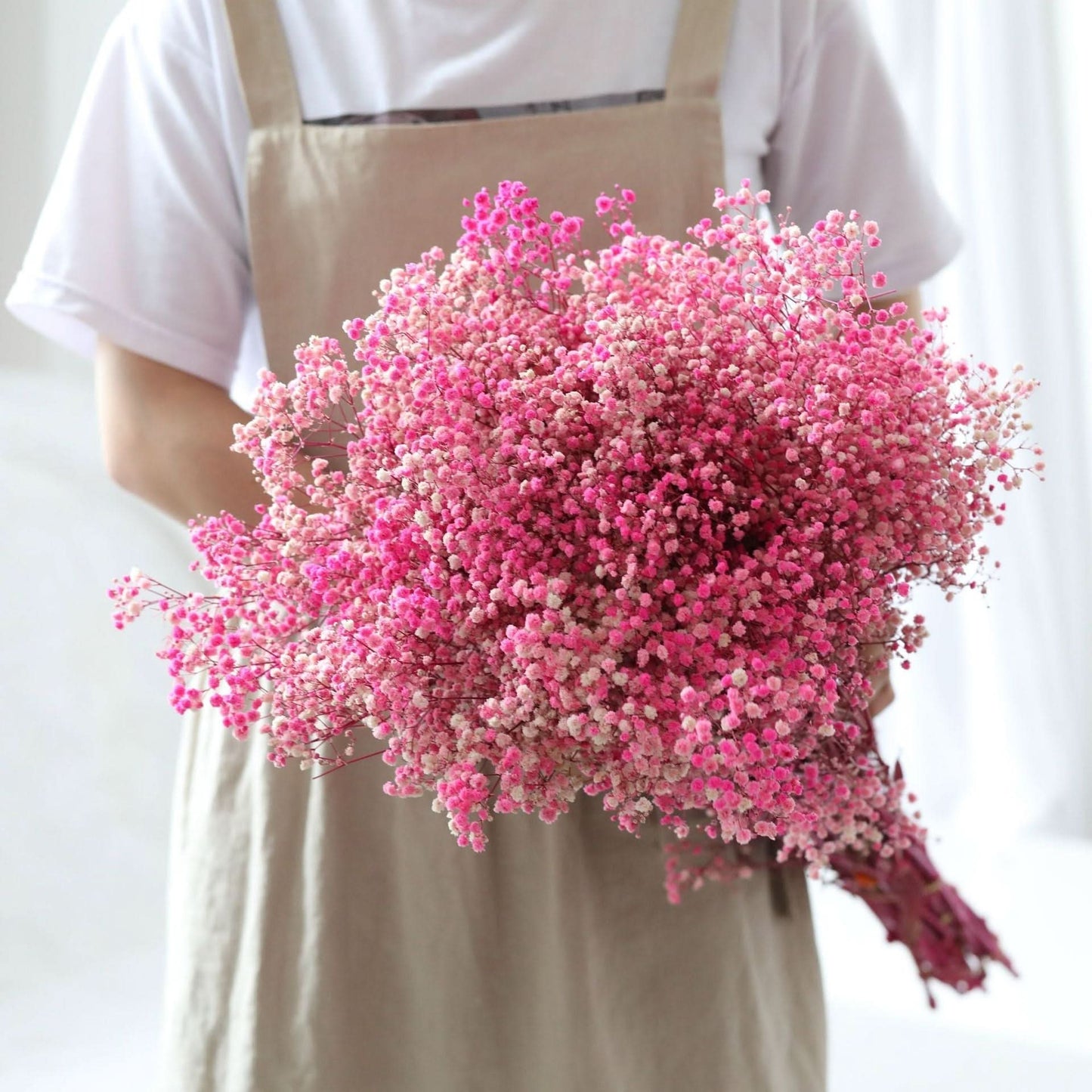 Natural Dried Flower Baby Breath Bouquet