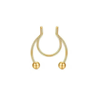 Powerful Steel Hinged Nose Stud