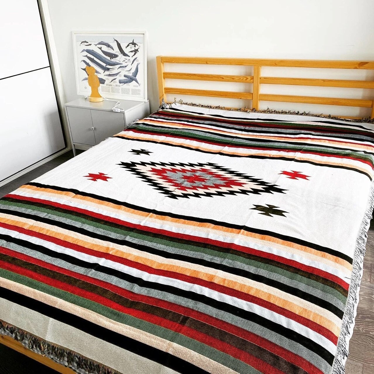 Soft Plush Autumn Throw Blanket