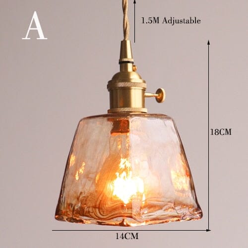 Bright Glass Pendant Light For Kitchen And Bathroom