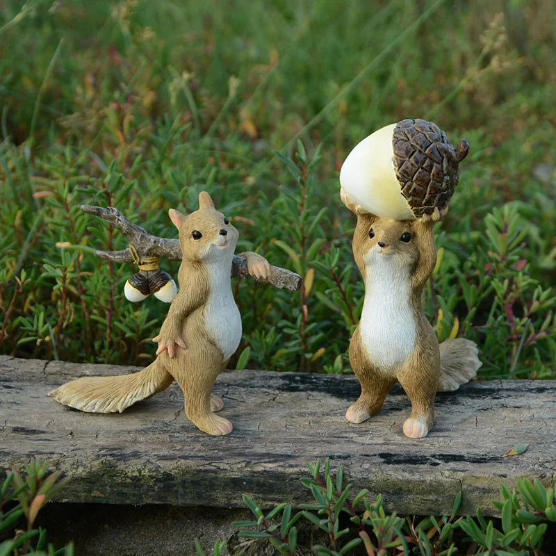 Cute Squirrel Decoration with Heart Shape