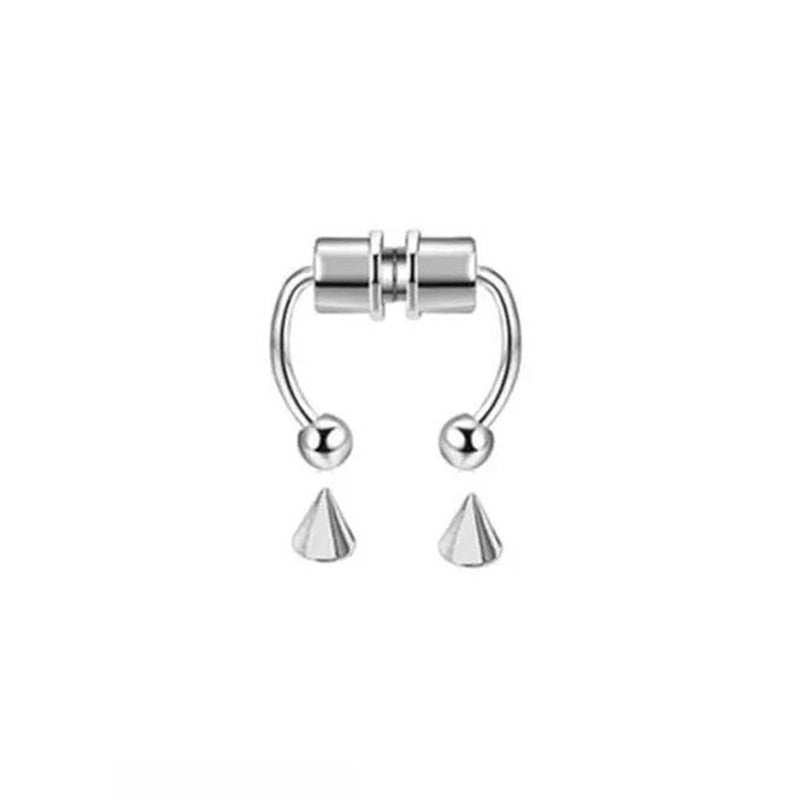 Powerful Steel Hinged Nose Stud - Luxicro
