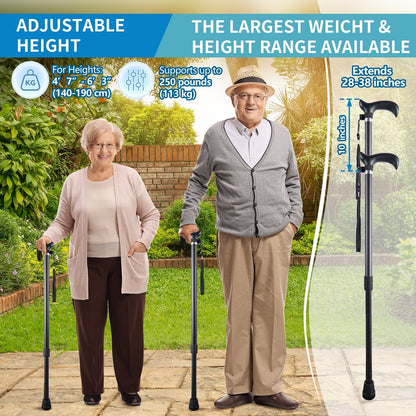 Lightweight Adjustable Hiking Walking Stick