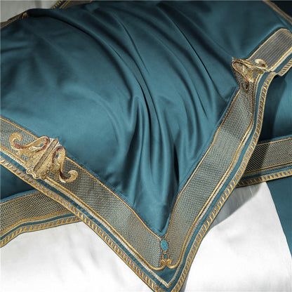 Luxury Embroidered Egyptian Cotton Bedding Set