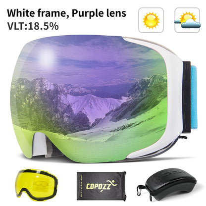 Anti Fog Snowboard Skiing Goggles Clear Lens