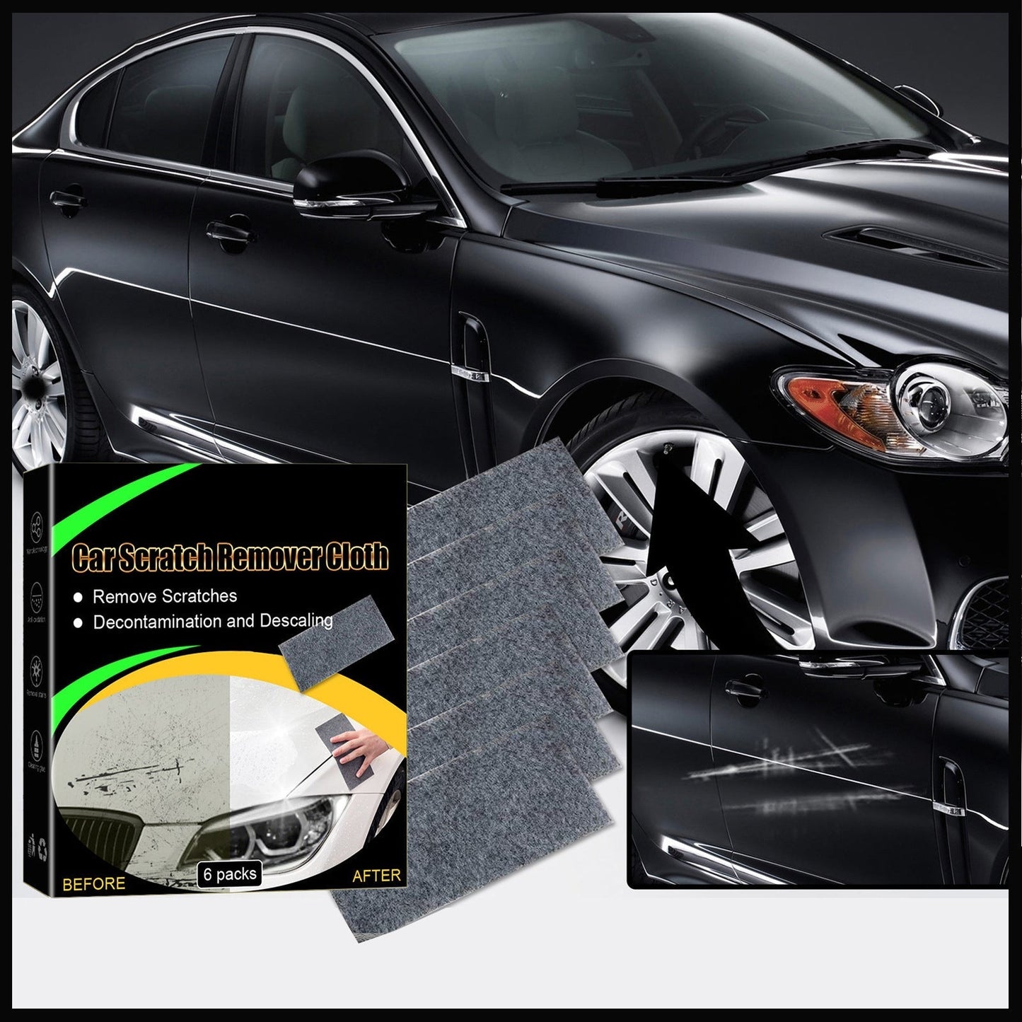 Advanced Car Scratch Repair Cloth For Metal Surfaces - Luxicro